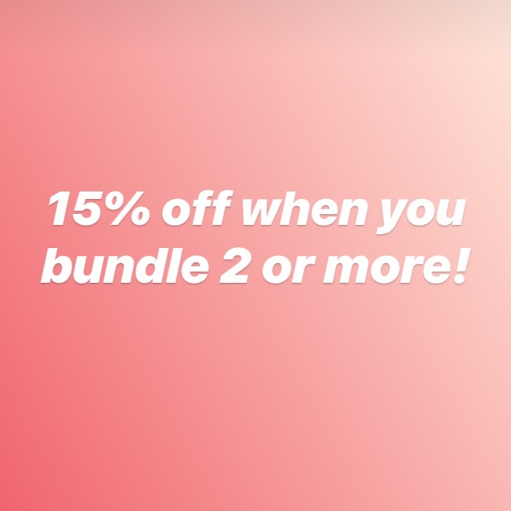 15% off bundle of 2
